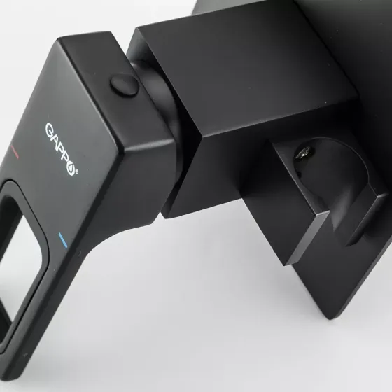 Гігієнічний душ прихованого монтажу GAPPO G7217-6 чорний Київ