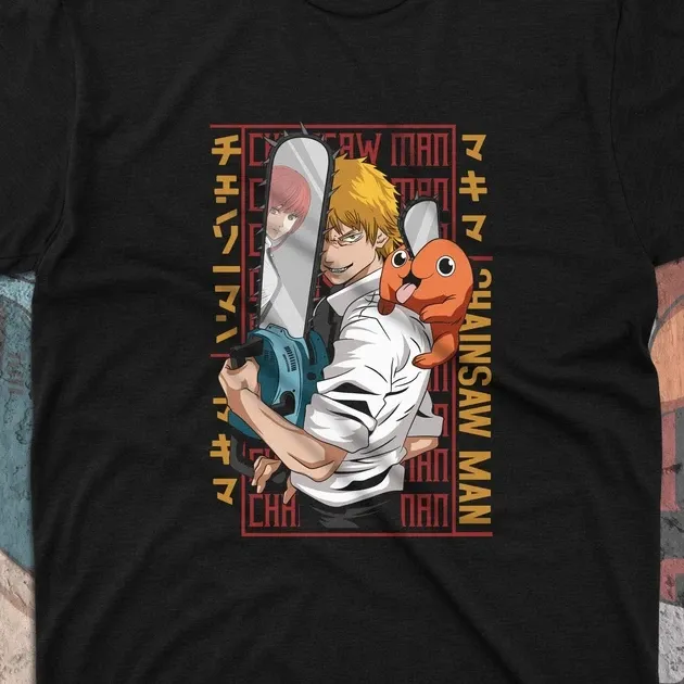 Футболка для подростка мальчика с принтом Человек Бензопила Денджи і Почіта Размер 160 Anime10468 Днепр - изображение 4