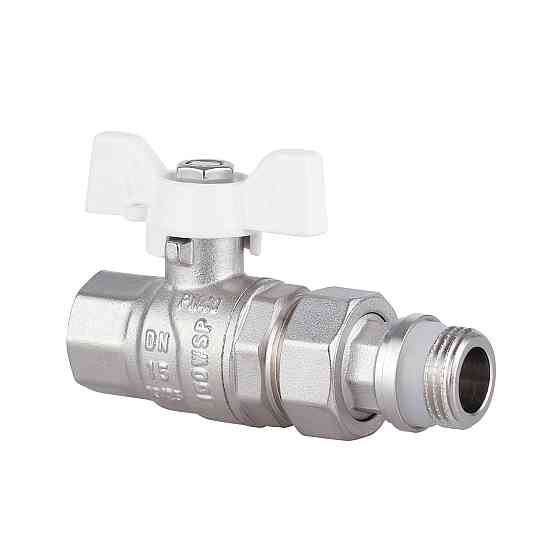Кран кульовий "Американка" Thermo Alliance Forte 1/2" з антипротіканням прямий SF222W15 Київ