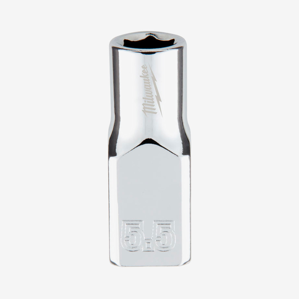 Головка хромированная метрическая 1/4'' MILWAUKEE, 5,5мм Одесса - изображение 1