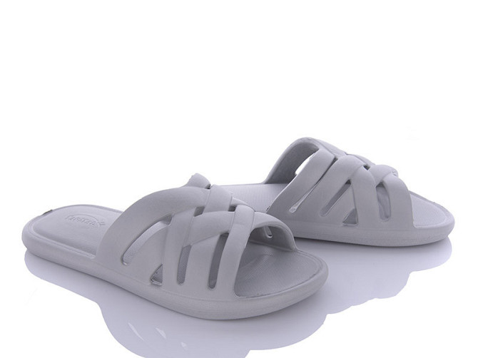 Жіночі шльопанці пінка foam сірі Київ - фото 6