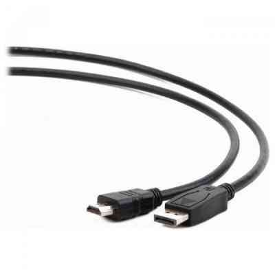 Кабель мультимедійний DisplayPort M to HDMI M 10.0m Cablexpert (CC-DP-HDMI-10M) Вінниця