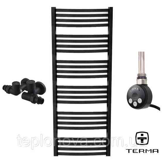 Комбінована Рушникосушка Чорна Плоска 1460х500 Terma Dorota Чернівці