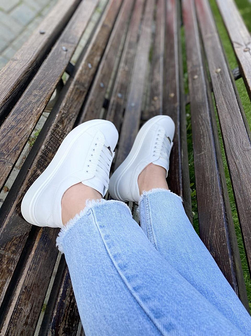 Kentro Кросівки жіночі KENTO 2171 білі (весна-осінь, шкіра натуральна) (2647) 36р.40р.41р. Коломия - фото 5