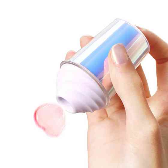 Вакуумний стимулятор у формі стаканчика з трубочкою BeYourLover Joy Cup голубий, 9.1 см х 4.6 см Sex Aura Київ
