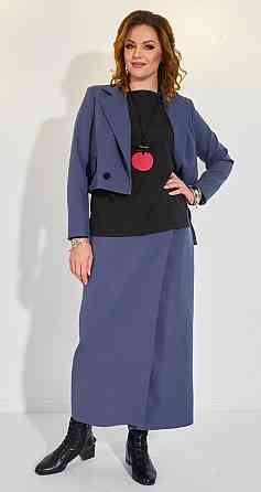Костюм-трійка зі спідницею (48) Київ