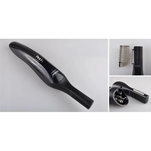 Триммер мужской KEMEI KM-600 11в1 для волос, бороды, носа, ушей с насадками, USB зарядка Одесса - изображение 20