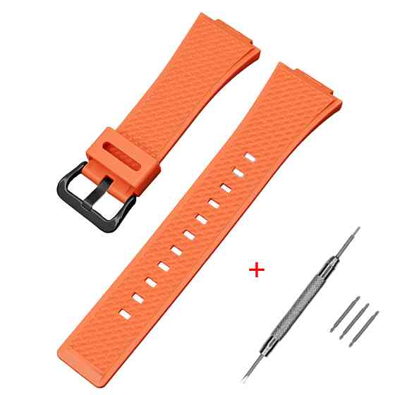 Ремешок для Casio G-Shock GA-100/110 Orange BK SBR Киев