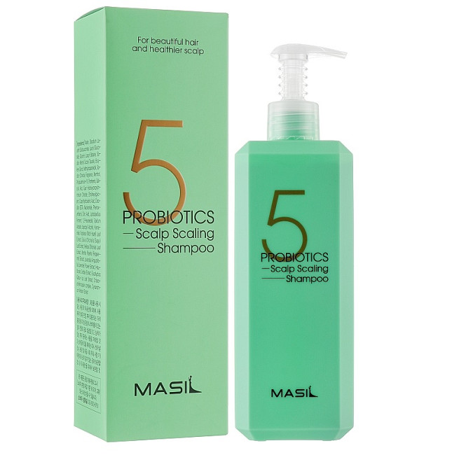 Шампунь для глубокой очистки кожи головы 5 Probiotics Scalp Scaling Shampoo Masil 500 мл Киев - изображение 1