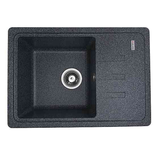 VALESO Гранітна мийка для кухні VALESO LIANA 6243 матова Графіт Киев