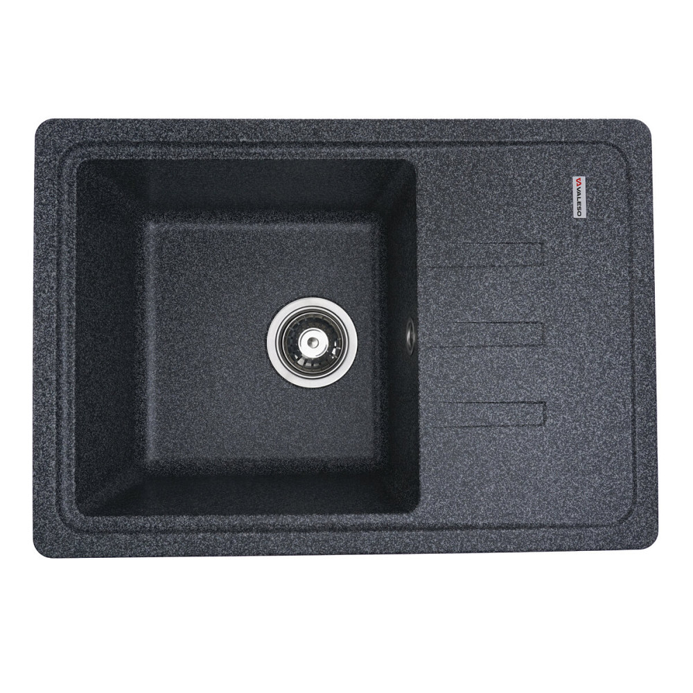 VALESO Гранітна мийка для кухні VALESO LIANA 6243 матова Графіт Киев - изображение 1