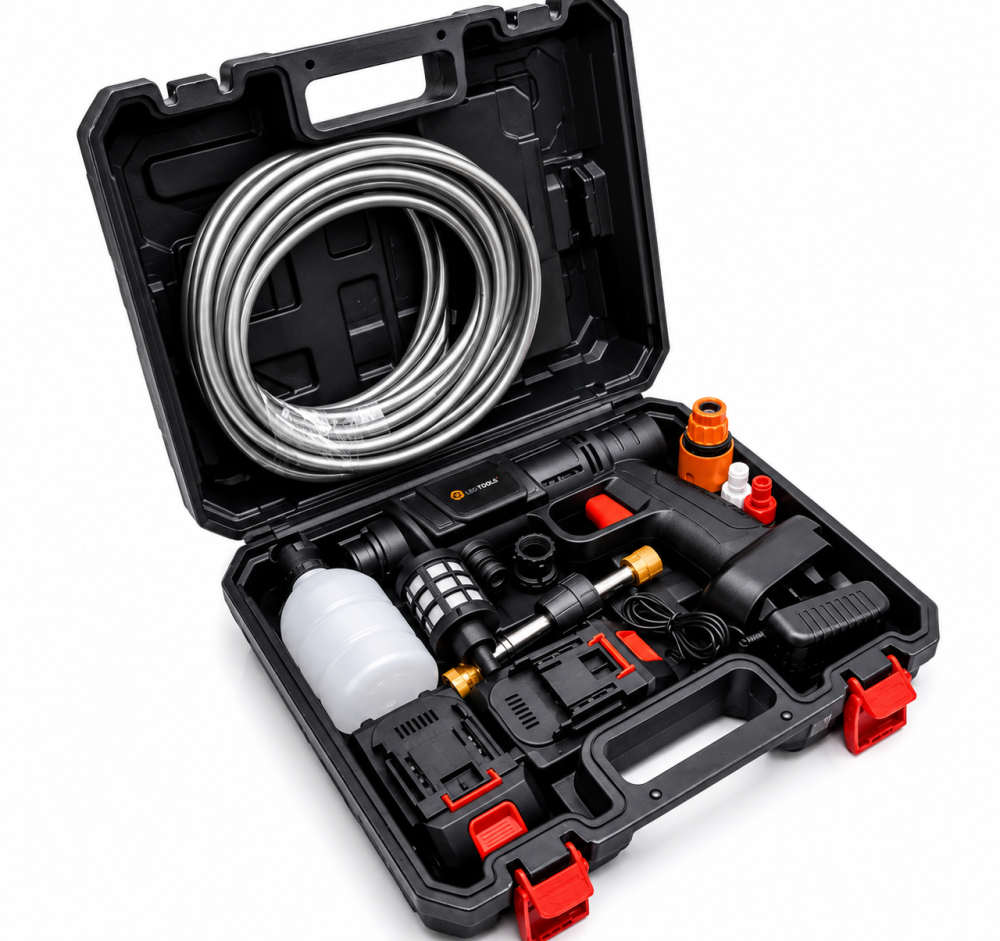 Аккумуляторная мойка высокого давления LEO TOOLS 48V + 2 аккумулятора (Польша) Киев - изображение 9
