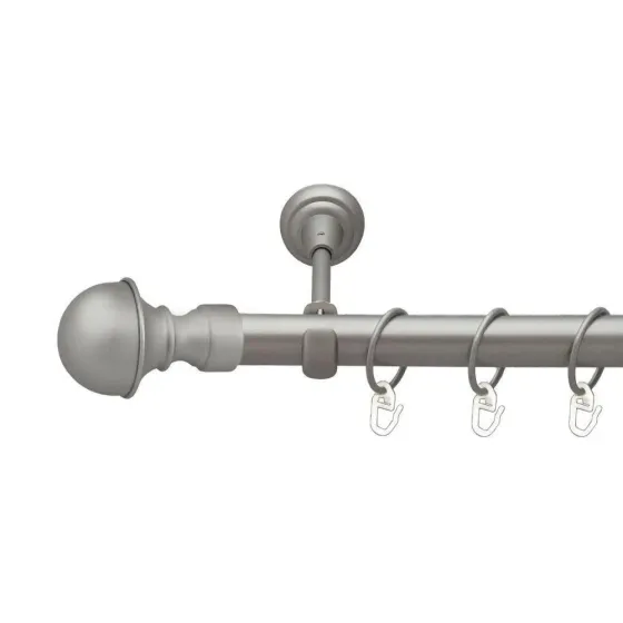 Карниз Orvit Бостон металевий однорядний відкритий Сатин 25 мм 300 см (00-00010217) Львів