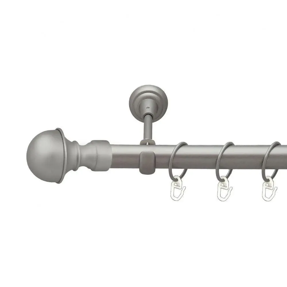 Карниз Orvit Бостон металевий однорядний відкритий Сатин 25 мм 300 см (00-00010217) Львів - фото 1