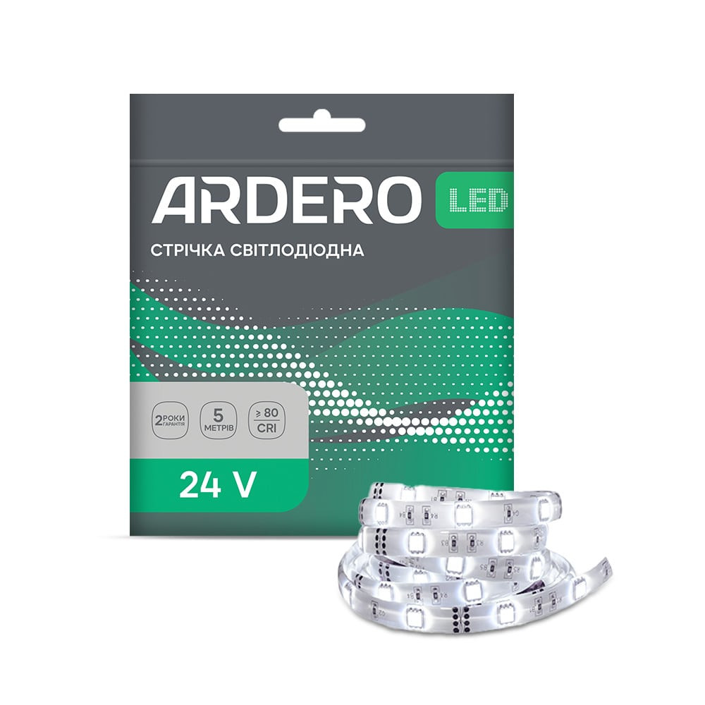 Світлодіодна стрічка Ardero LS803ARD 24В 3000K Харьков - изображение 1