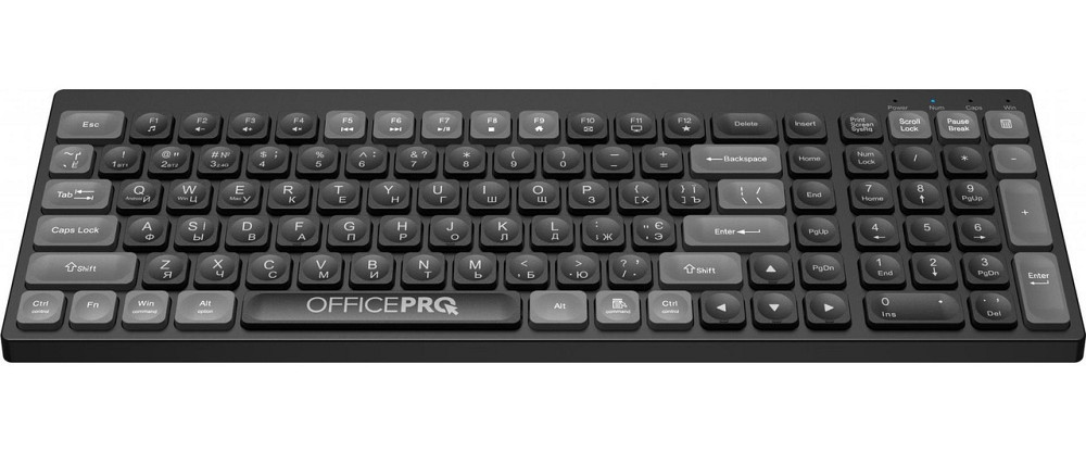 Клавіатура бездротова OfficePro SK985B Bluetooth Black Чорний Харків - фото 2