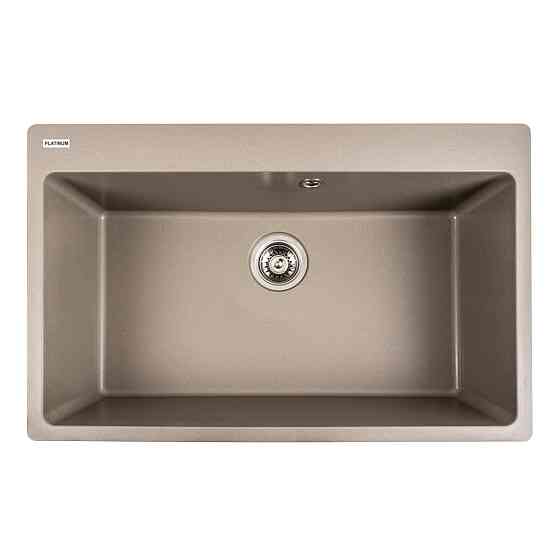 Гранітна мийка для кухні Platinum 7850 Bogema матовий Титан Коломия