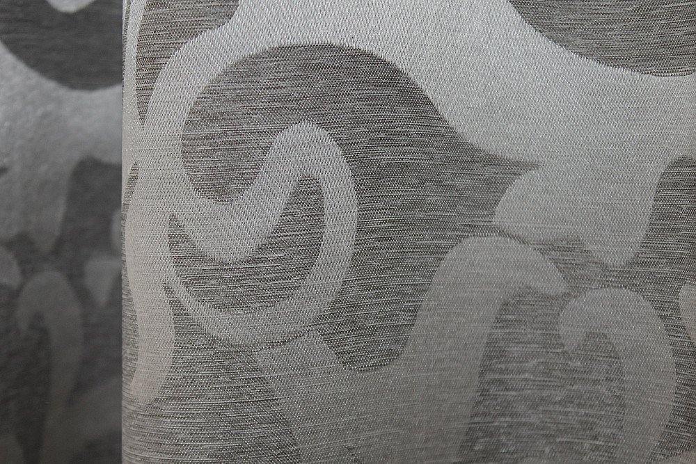 Комплект коротких штор VR-Textil Жаккард Вензель № 293ш Серый 130х170 см 2 шт (35-0017) Киев - изображение 6