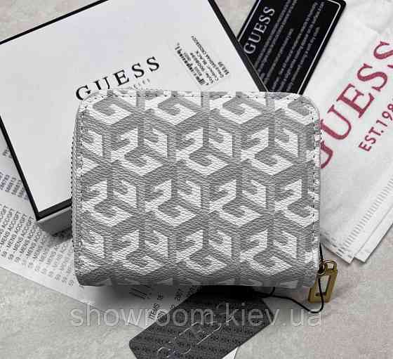 Жіночий маленький гаманець Guess (7594-1) white Київ