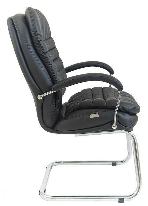 Офісне Конференційне Крісло Richman Valencia Fly 2230 CF Хром Чорний Київ - фото 3