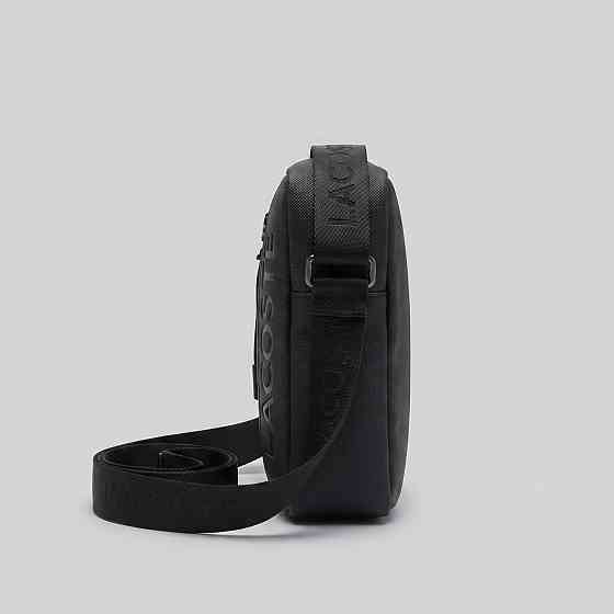 Чоловіча барсетка, сумка Lacoste, Лакоста (82410) чорна Київ