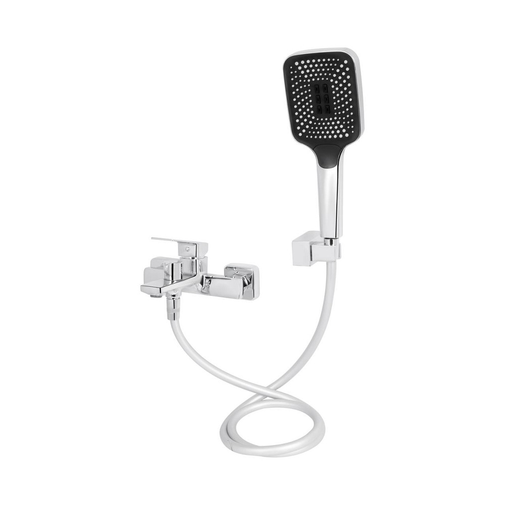 Змішувач для ванни Qtap Capricorn з душовим гарнітуром Chrome (k35) QTCAP3060102C48222 Київ - фото 3