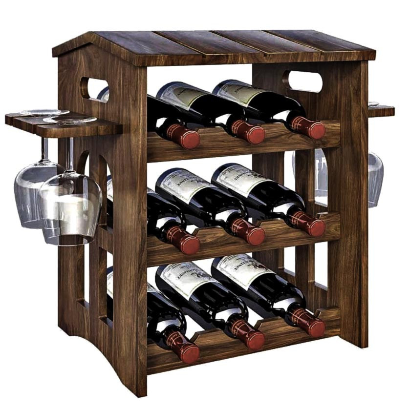 Настольная винная полка 