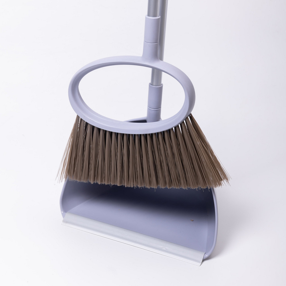 Набір віник і совок на довгій ручці для підлоги 25×25×95 (см) Фіолетовий HP-45-1V Коломия - фото 3