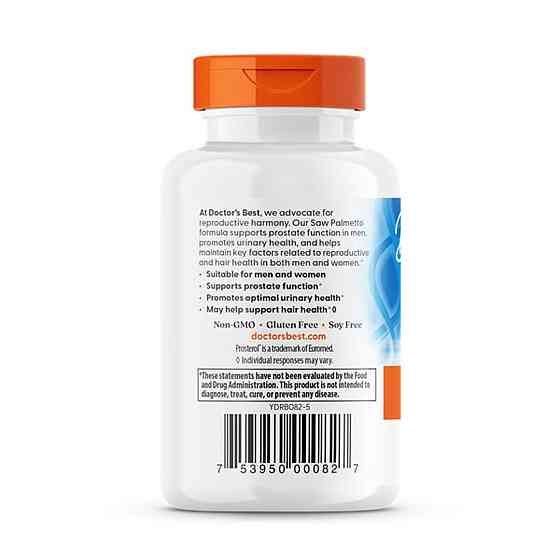 Со Пальметто Doctor's Best Saw Palmetto 60 капс Київ