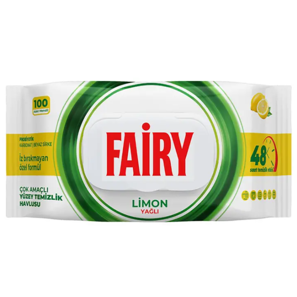 Салфетки для уборки Fairy Lemon 100шт. Львов - изображение 1