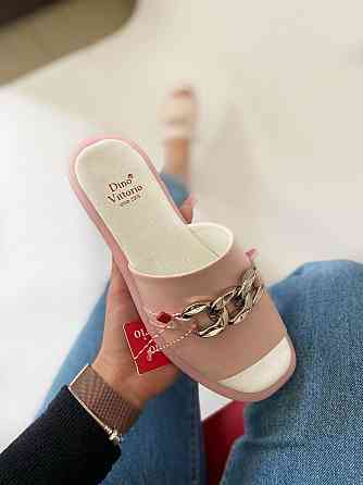 Dino Vittorio Шльопанці жіночі Dino Vittorio 43-84-150 пудра (літо, шкіра натуральна) (4443) 36 Коломия