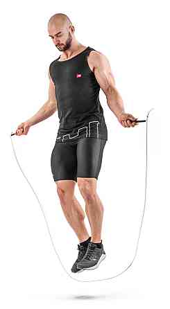 Скакалка Hop-Sport Crossfit з алюмінієвими ручками HS-A020JR червона Київ