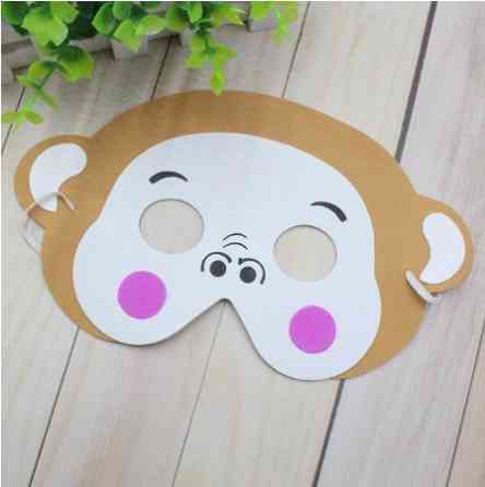 Маска для дітей Мавпочка святкова one size різнобарвний Київ