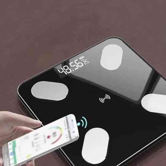 Розумні підлогові ваги bluetooth MATARIX MX-454 App, Ваги з функцією синхронізації з додатком SI-94 Київ