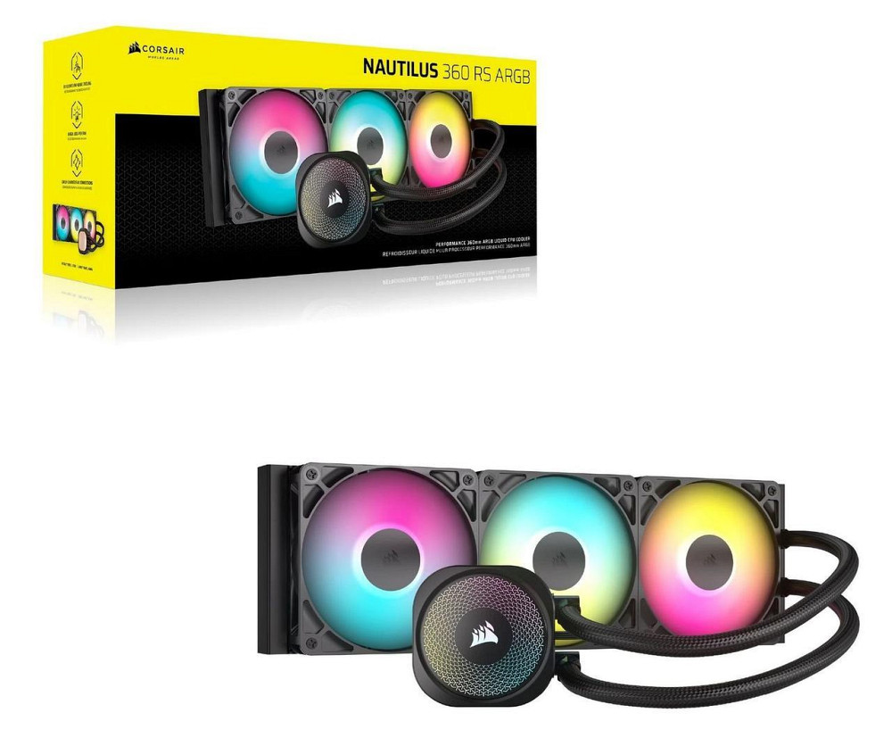 Система водяного охолодження Corsair Nautilus 360 RS ARGB (CW-9060093-WW) ( 15065 ) Харків - фото 10