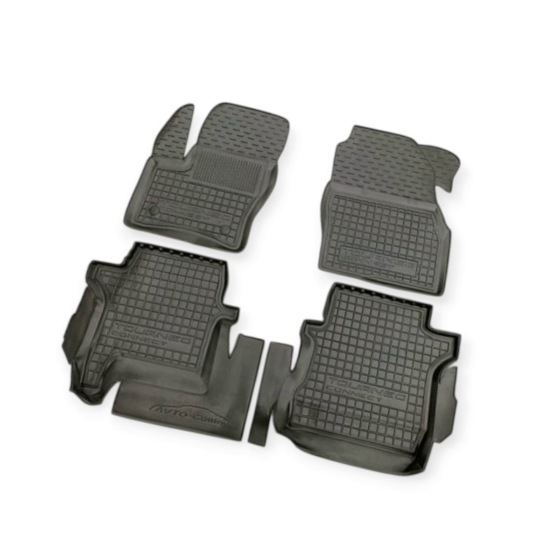 Килимки Ford tourneo connect 2013-> довга база, борт 2,5 см, з перемичкою салону Мукачево - фото 1