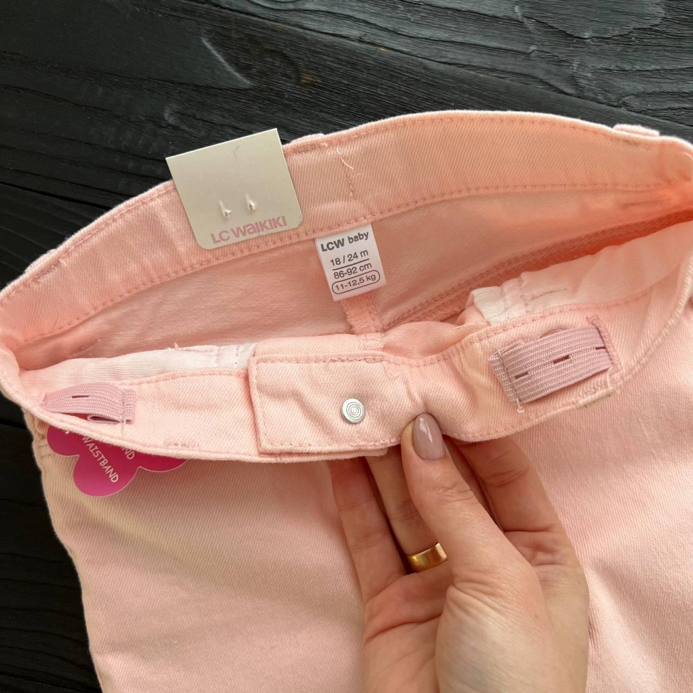 Дитячі Джинси Скіні для Дівчаток LC Waikiki Рожеві 18-24 міс 86-92см пакунок малюка Киев - изображение 2