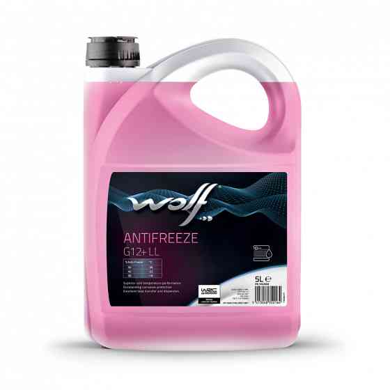 Антифриз Wolf G12+ Long Life розовый концентрат 5л Львов