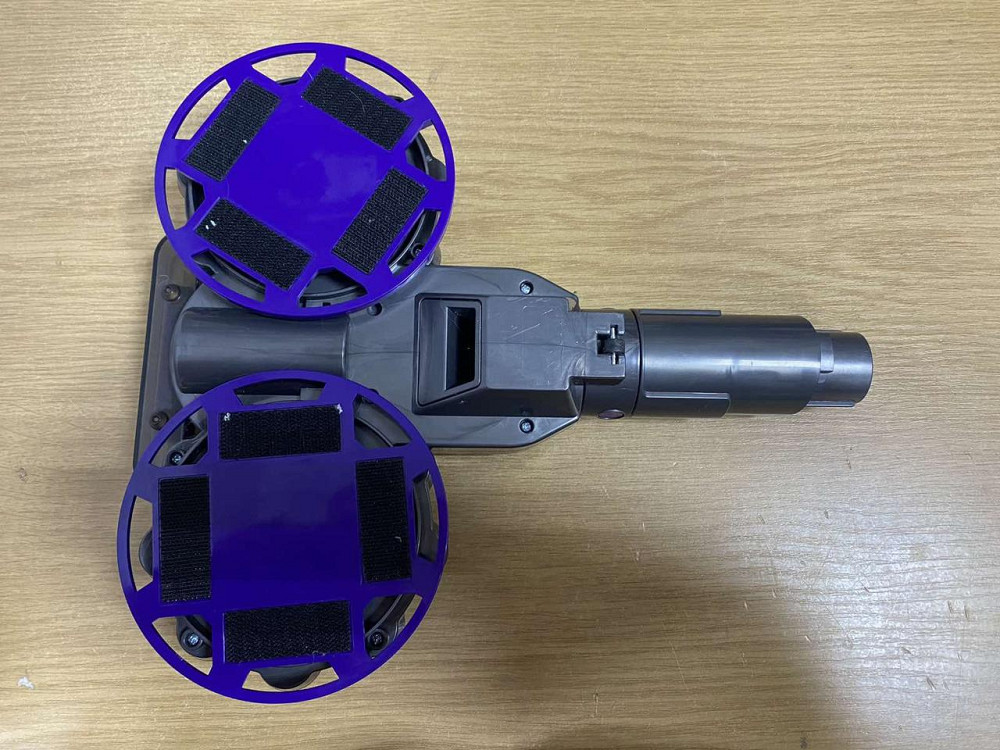 Б/в Електрична насадка-швабра для пилососа Dyson V7 V8 V10 V11 V15 + 6 серветок з мікрофібри (Комплект 7-в-1) Київ - фото 13