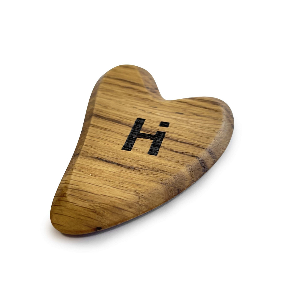 Шкребок гуаша для обличчя дерев‘яний + Органічна олія жожоба Київ - фото 6