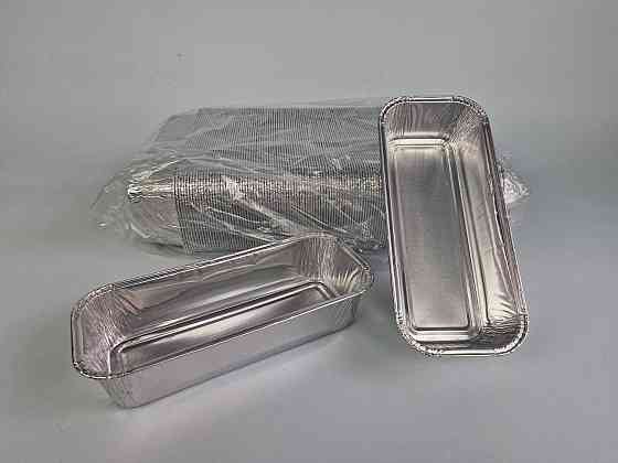 Контейнер із харчової алюмінієвої фольги прямокутний 800 мл R60G 125 шт. в пакованні (1 пачка) Харків