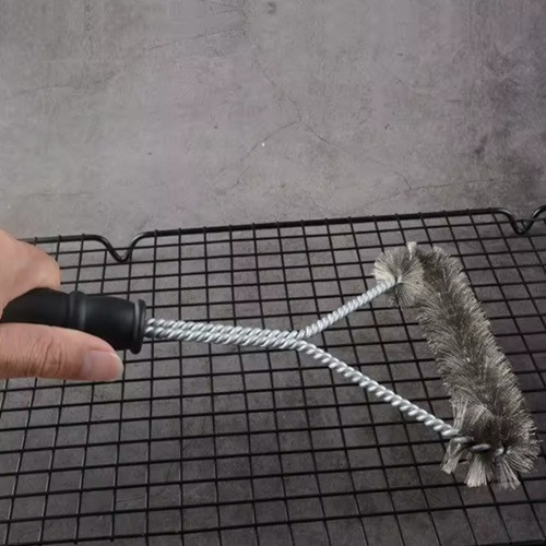 Трехсторонняя щетка для гриля с удобной ручкой Киев - изображение 9