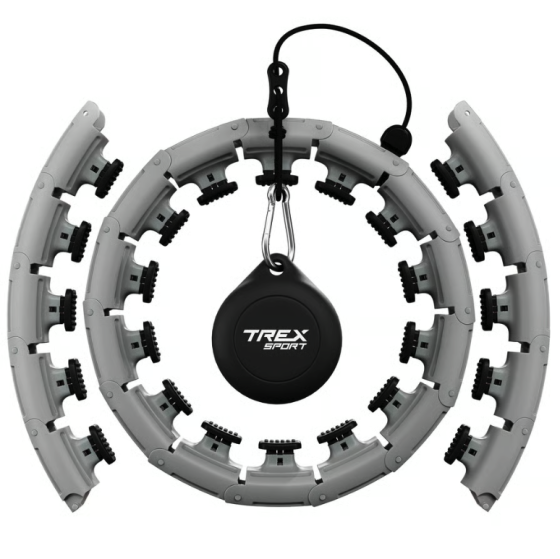 Хулахуп Trex Sport TX-010CHH масажний з обважнювачем сірий Київ