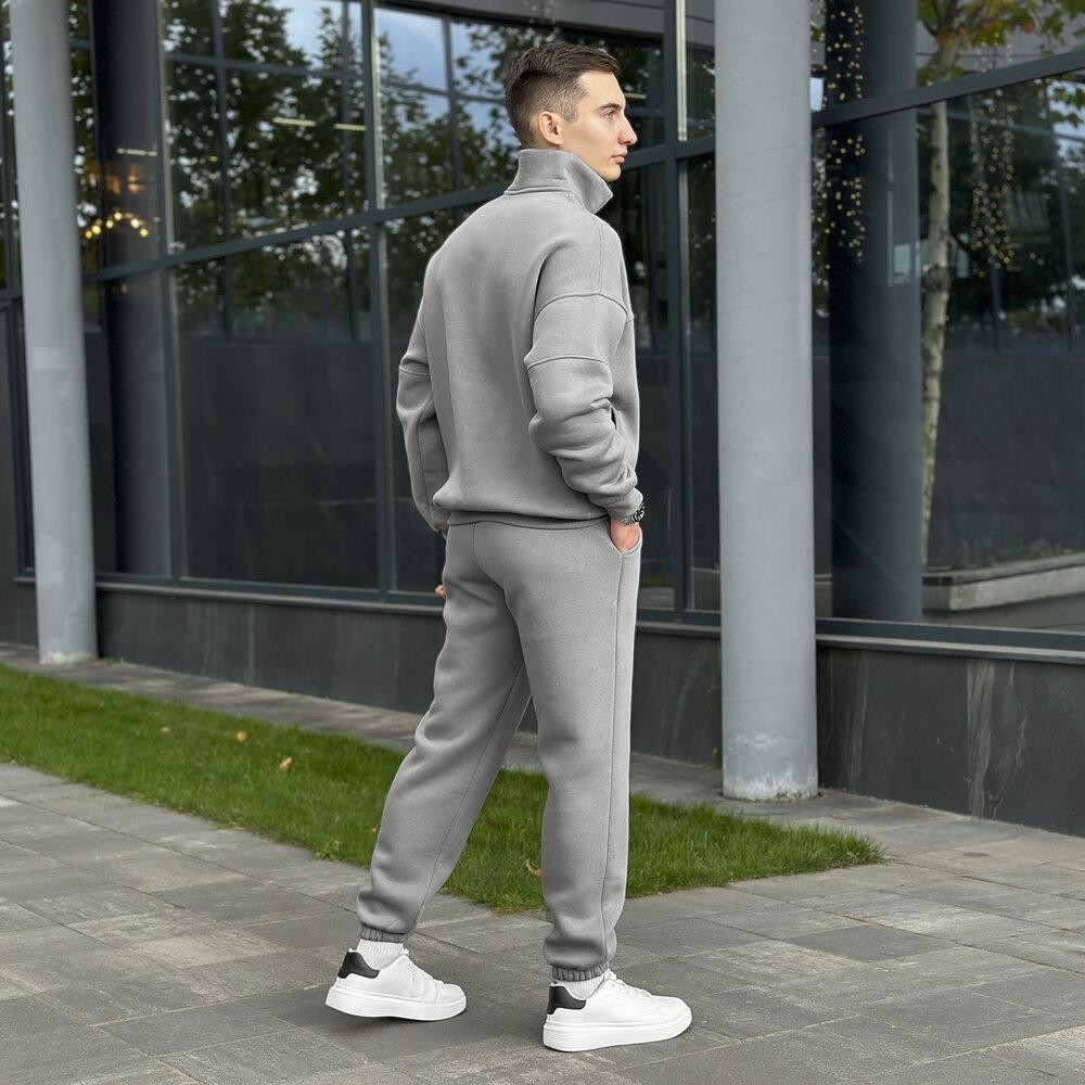 Стальной спортивный костюм для мужчин. Комплект осень зима Pobedov Grand ЗИМА Киев - изображение 8