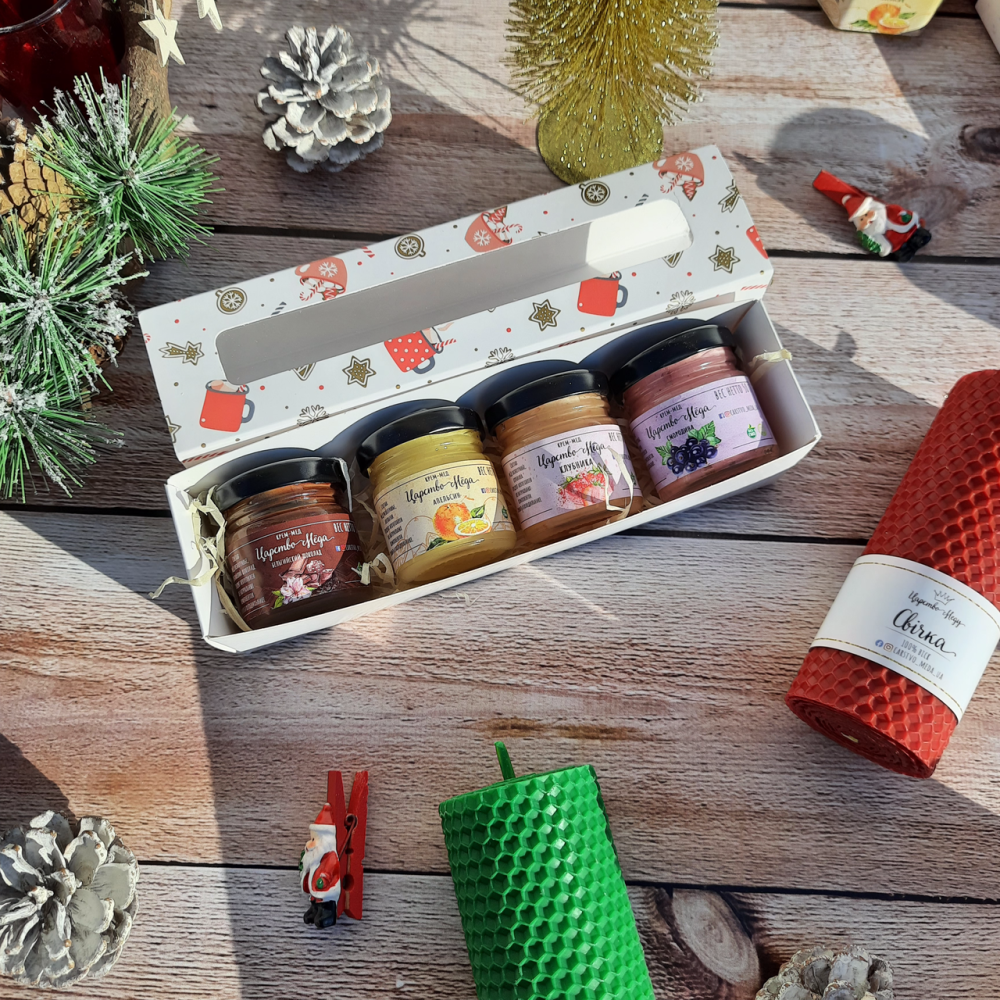 Подарок коллеге на новый год №56 Сладкий подарок для коллеги, крем мед с разными вкусами. Одесса - изображение 1