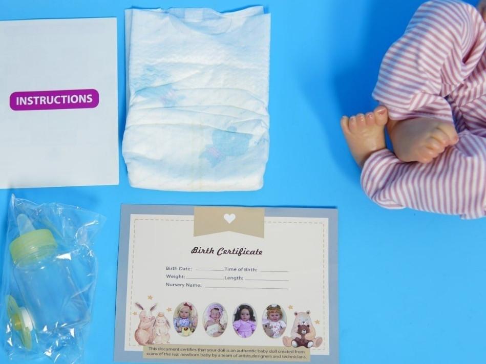 Лялька-реборн JIZHI — 17-дюймова м'яка реалістична лялька-моденець. Харків - фото 3