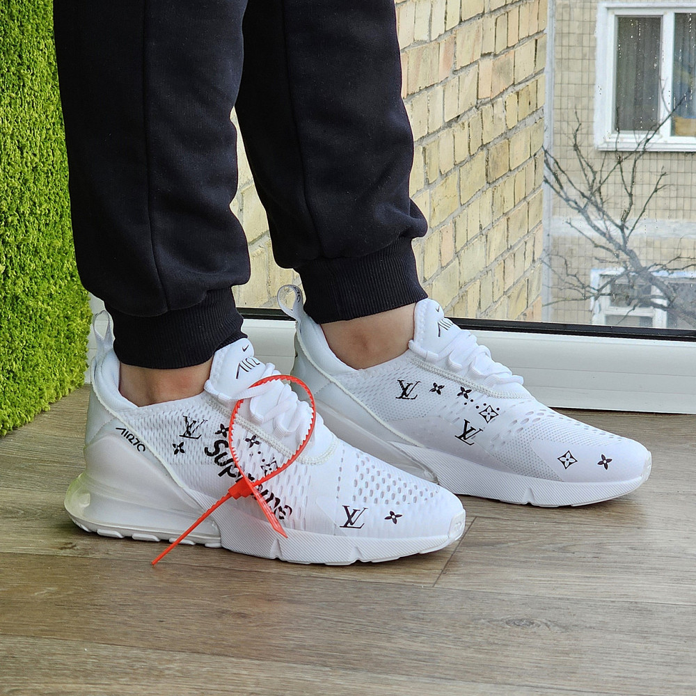 Кроссовки Nike 270 Мужские Белые Найк с Амортизацией Тканевые (размеры: 40,41,42,43,44,45) - 011 Днепр - изображение 8