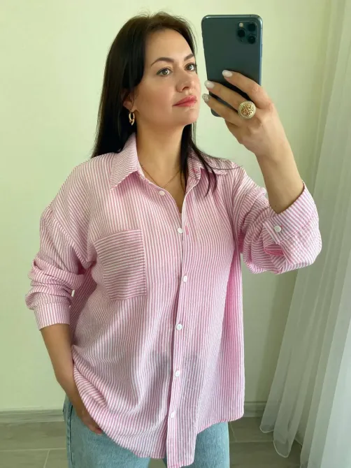 Сорочка оверсайз з льону — ідеальний вибір для весни та літа. Одеса - фото 4