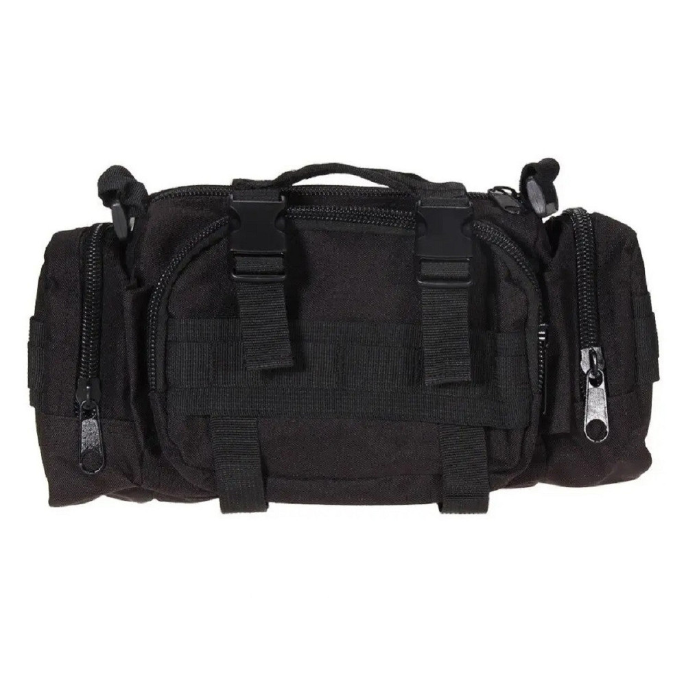 Сумка тактична навісна чорна Київ - фото 2