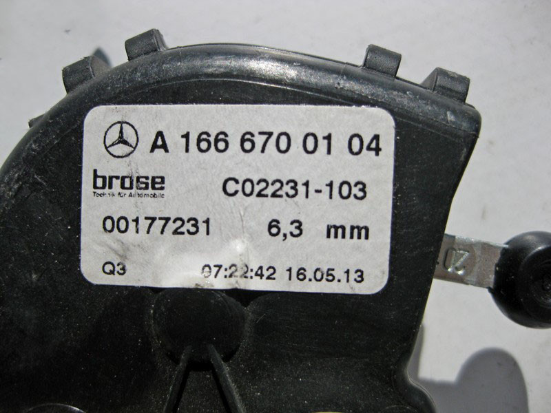 Mercedes-Benz  A1666700104 Висувний привід задньої правої кватирки GL X166 Одесса - изображение 3